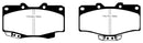 EBC 90-91 Toyota 4 Runner 2.4 Yellowstuff Front Brake Pads-5