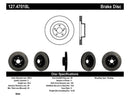 StopTech 02-10 Subaru WRX Slotted & Drilled Left Front Rotor (exc. STi)-14