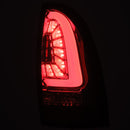 AlphaRex 05-15 Toyota Tacoma PRO-Series LED Tail Lights Red Smoke-5