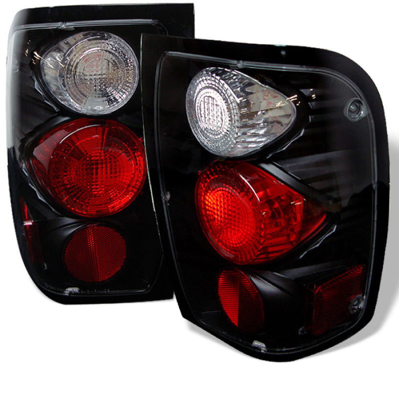 Spyder Ford Ranger 98-00 Euro Style Tail Lights Black ALT-YD-FR98-BK - 0