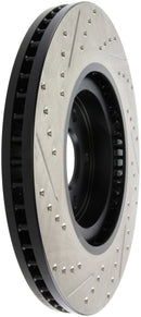 StopTech Infiniti G37 / Nissan 370Z SportStop Slotted & Drilled Front Left Rotor-11