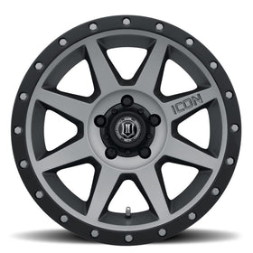 ICON Rebound 17x8.5 5x5.5 0mm Offset 4.75in BS 77.9mm Bore Titanium Wheel - 0