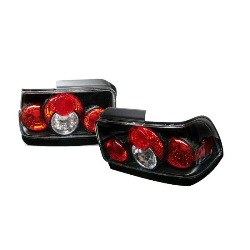 Spyder Toyota Corolla 93-97 Euro Style Tail Lights Black ALT-YD-TC93-BK - 0