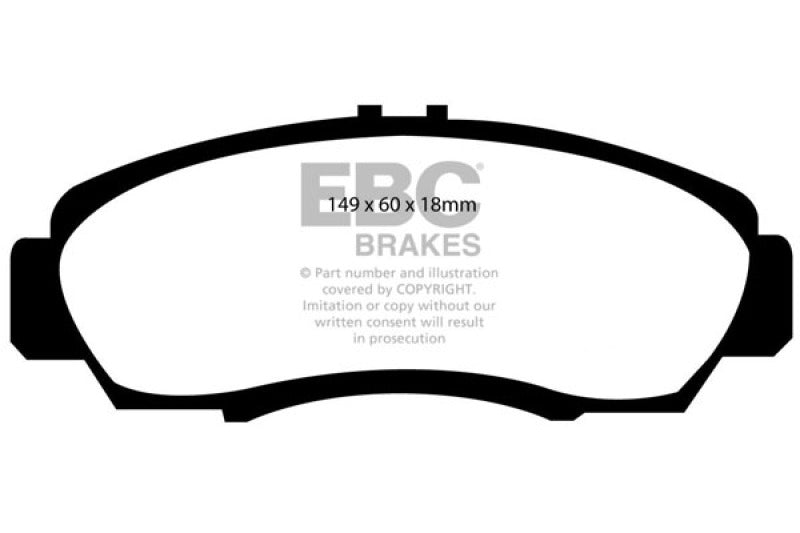 EBC Brakes Bluestuff Street and Track Day Brake Pads - 0