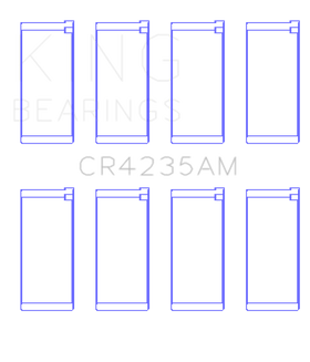 King Engine Bearings Hyundai 2.0L G4GC Rod Bearing Set - Size STD - 0