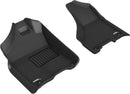 3D MAXpider 2012-2020 Dodge Ram 1500 Crew/2500/3500 Crew/Mega Kagu 1st Row Floormat - Black-1