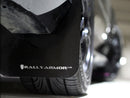 Rally Armor 12-16 Subaru Impreza 4D/5D Black UR Mud Flap w/White Logo-2