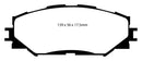 EBC 06-08 Toyota RAV 4 2.4 Greenstuff Front Brake Pads-11