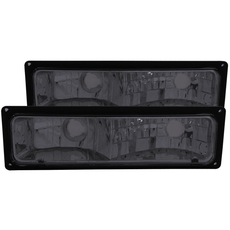 ANZO 1988-1998 Chevrolet C1500 Euro Parking Lights Smoke - 0