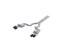 MBRP 2024+ For Mustang GT (S650) 3in Cat-Back Quad Tip - 4in Carbon Fiber Tips-1