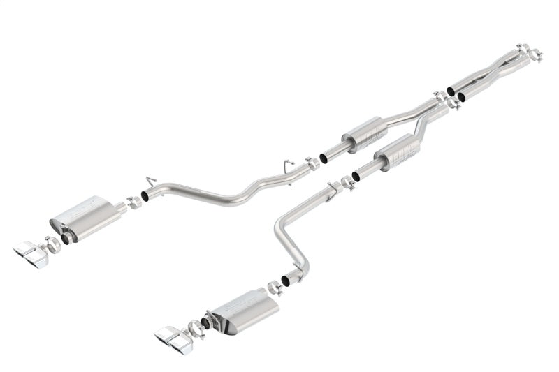 Borla 09-14 Dodge Challenger R/T 5.7L RWD 2Dr. 2.5in. ATAK CB Exhaust - Dual Split Rear Exit - 0