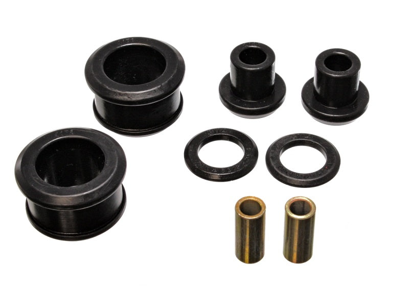 Energy Suspension 90-96 Nissan 300ZX Black Rear Differential Carrier Bushing Set (Must reuse all met - 0