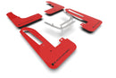 Rally Armor 23-26 Honda Civic Type R Red Mud Flap Black Logo-1