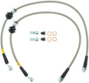 StopTech 08-10 Mitsubishi Lancer Stainless Steel Front Brake Lines-4