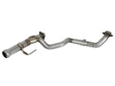 aFe POWER Twisted Steel Y-Pipe 2-1/4in 409 SS Exhaust System 2018 Jeep Wrangler (JL) V6-3.6L-1