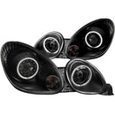 ANZO 1998-2005 Lexus Gs300 Projector Headlights w/ Halo Black-1