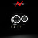ANZO 2005-2011 Toyota Tacoma Projector Headlights w/ Halo Black-16