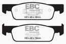 EBC 2016-2017 Smart Fortwo 0.9L Turbo Yellowstuff Front Brake Pads-4