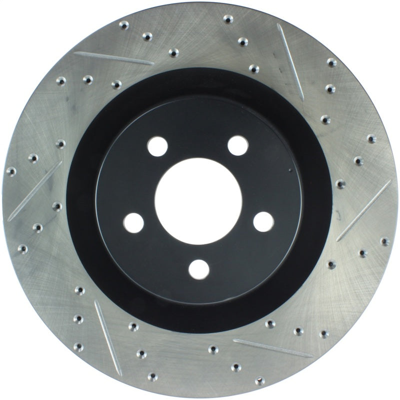 StopTech SportStop 06-09 Chrysler SRT-8 Front Left Drilled & Slotted Rotor - 0