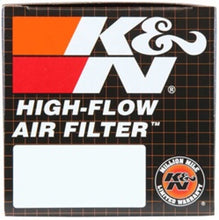 Load image into Gallery viewer, K&amp;N Universal Rubber Filter 2-1/2in Flg / 4-1/2in OD B / 3-1/2in OD T / 6in H - Black Top