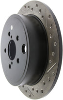 StopTech 08-10 Impreza WRX (Exc STi)/08-10 Impreza Coupe/Sedan Slotted & Drilled Left Rear Rotor-13