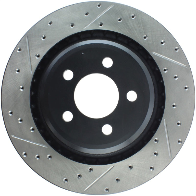 StopTech SportStop 06-09 Chrysler SRT-8 Rear Right Drilled & Slotted Rotor - 0