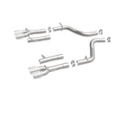 MagnaFlow Axle-Back, SS, 2.5in, Quad Split Rear 3.5in Tip 2015 Dodge Challenger 3.6L V6-38