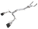 AWE Tuning 19-23 Audi C8 S6/S7 2.9T V6 AWD Track Edition Exhaust - Diamond Black Tips-1