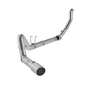 MBRP 08-10 Ford 6.4L F250/350/450 4 inch Filter Back Single Side Exit Aluminum and Down Pipe-3