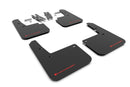 Rally Armor 18-23 Hyundai Kona Black UR Mud Flap Red Logo-1