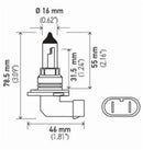 Hella 9006 12V 55W Halogen Bulb-7