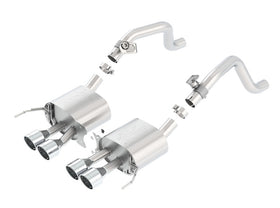 Borla 2014 Chevy Corvette C7 w/ AFM w/o NPP Atak Rear Section Exhaust Quad Rd Rl IC Tips - 0