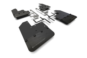 Rally Armor 19-25 Jeep JT Gladiator (Mojave/Rubicon) Black Mud Flap w/Grey Logo