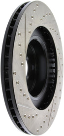 StopTech 02-10 Subaru WRX Slotted & Drilled Left Front Rotor (exc. STi)-15