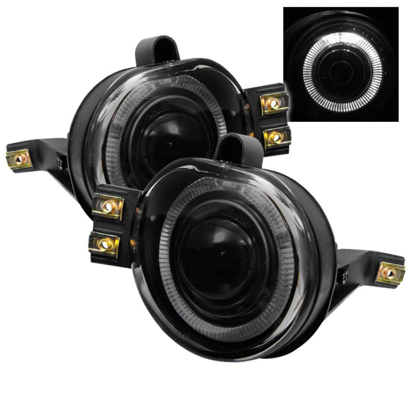 Spyder DODGE RAM 1500 2002-2005 Halo Projector Fog Lights w/swch Smke FL-P-DRAM02-HL-SM - 0