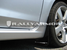 Rally Armor 04-09 Mazda3/Speed3 Black UR Mud Flap w/ White Logo - 0