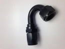 Fragola -6AN x 150 Degree Pro-Flow Hose End - Black-2