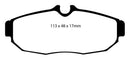 EBC 05-10 Ford Mustang 4.0 Yellowstuff Rear Brake Pads-6