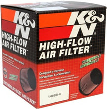 Load image into Gallery viewer, K&amp;N Filter Universal Rubber Filter 2 3/4 inch Flange 6 inch Base 5 inch Top 5 1/2 inch Height