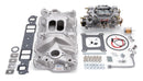 Edelbrock Manifold And Carb Kit Performer Eps Small Block Chevrolet 1957-1986 Natural Finish-4
