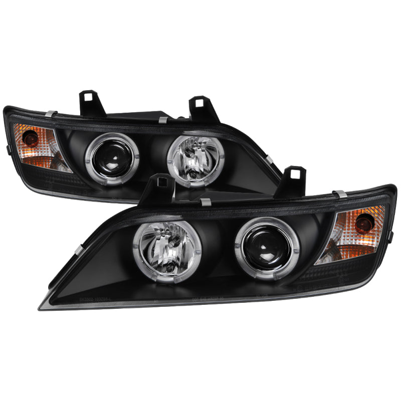 Spyder BMW Z3 96-02 Projector Headlights LED Halo Black High H1 Low H1 PRO-YD-BMWZ396-HL-BK - 0