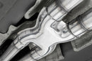 MBRP 2015+ Dodge Challenger 3.6L SS 2.5in Quad Tip Split Rear Exit w/ Carbon Fiber Tips - T304-3