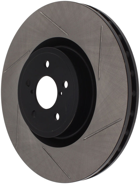 StopTech Power Slot 04 STi Front Left SportStop Slotted Rotor