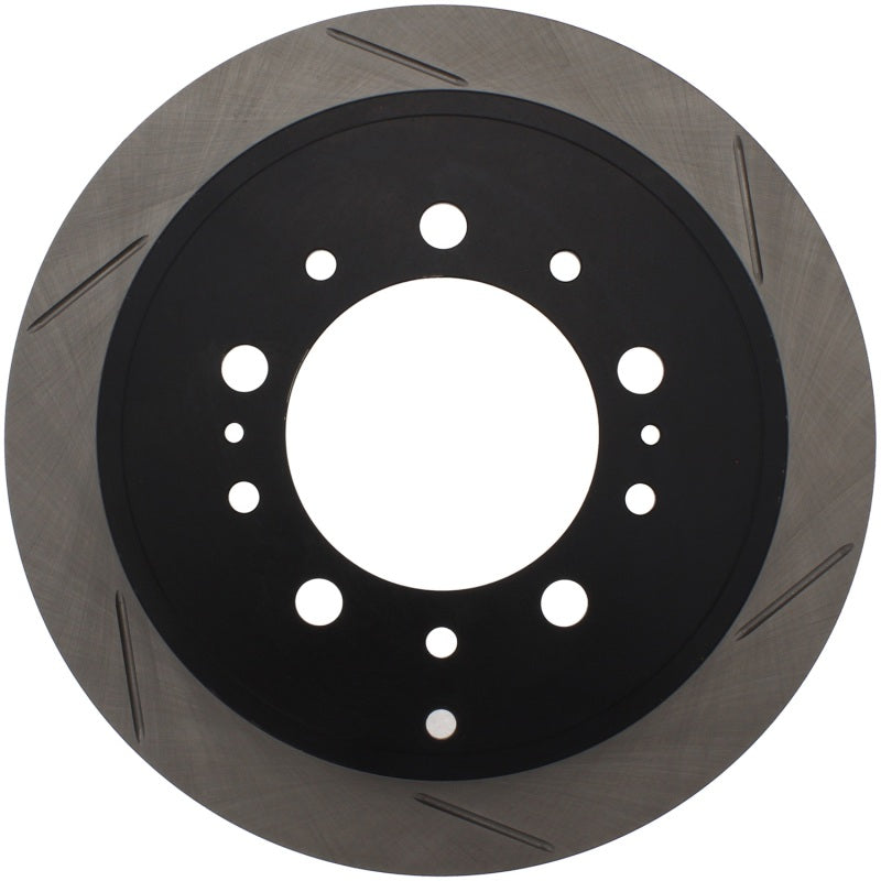StopTech Power Slot 08-09 Lexus LX450/470/570 / 07-09 Toyota Tundra Slotted Left Rear Rotor - 0