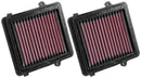 K&N 16-17 Honda CRF1000L Africa Twin 998 Replacement Drop In Air Filter (2 Per Box)-3