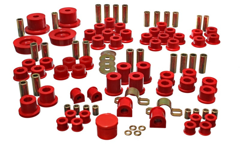 Energy Suspension 90-97 Mazda Miata Red Hyper-Flex Master Bushing Set - 0