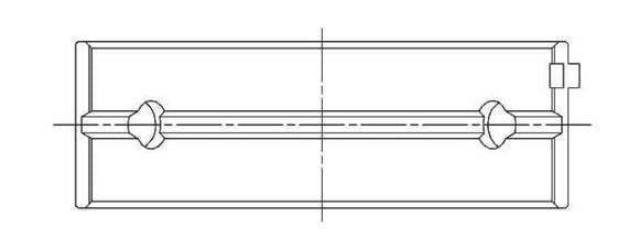 ACL Mitsubishi 4G63/4G64 7 Bolt EVO V-IX 0.25mm Oversized High Performance Main Bearing Set