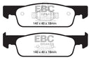 EBC 2016-2017 Smart Fortwo 0.9L Turbo Greenstuff Front Brake Pads-4
