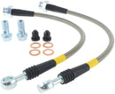 StopTech 89-98 Nissan 240SX (OE Upgrade) Stainless Steel Rear Brake Lines-1