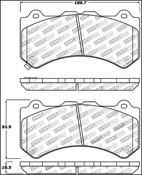 StopTech Performance Brake Pads - 0